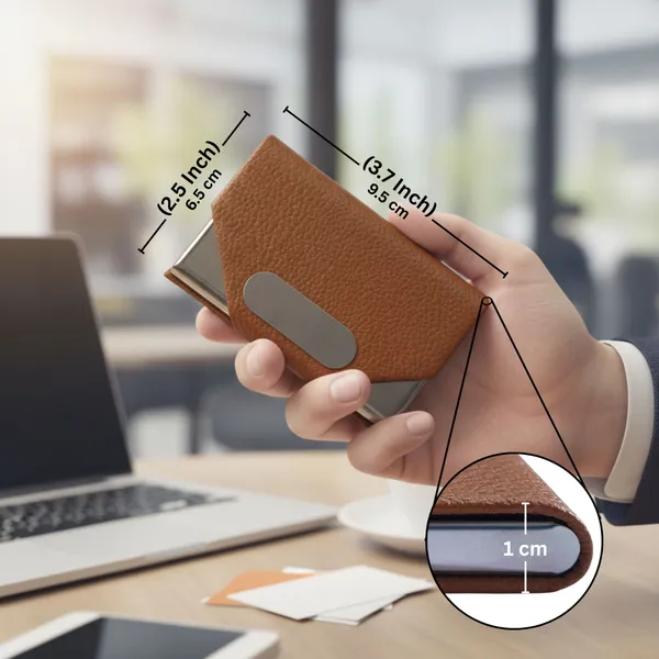 Brown_Leather_Slim_Compact_Wallet_For_Credit_&_Visiting_Cards_-_Unisex_Design_10_Card_Holder_Set_Of_1