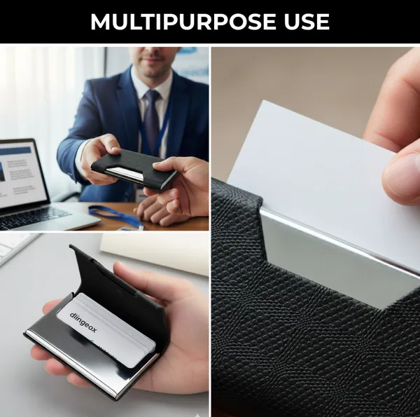 Black_Compact_Unisex_Slim_Wallet_|_Stylish_Leather_Credit_&_Business_Card_Holder_12_Card_Holder_Set_Of_1