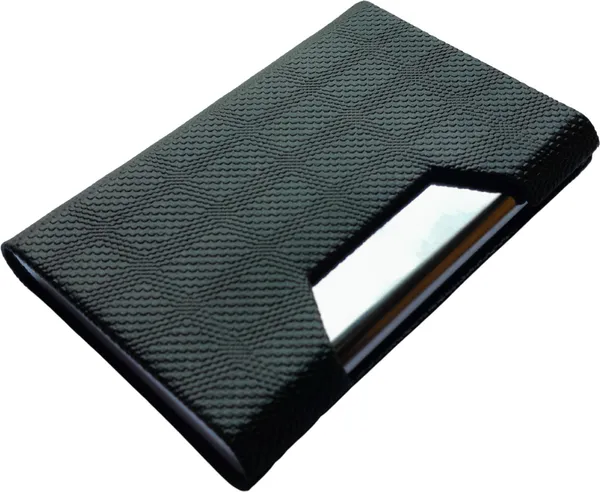 Black_Compact_Unisex_Slim_Wallet_|_Stylish_Leather_Credit_&_Business_Card_Holder_12_Card_Holder_Set_Of_1