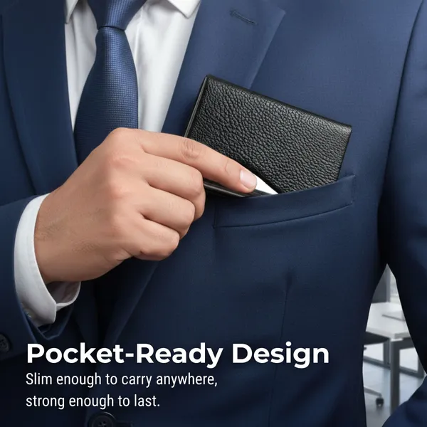 Black_Executive_Edition_Slim_Leather_Wallet_For_Smart_Card_Organization_For_Daily_Use_12_Card_Holder_Set_Of_1