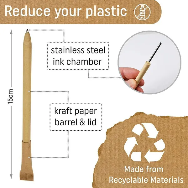 Beige_Eco_Friendly_Recycled_Paper_Pens_Ball_Pen_Pack_Of_100,_Ink_Color_Blue