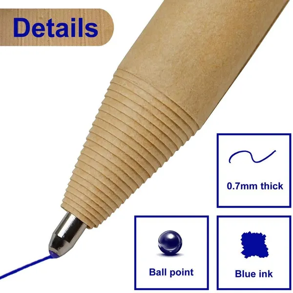 Beige_Eco_Friendly_Recycled_Paper_Pens_Ball_Pen_Pack_Of_50,_Ink_Color_Blue