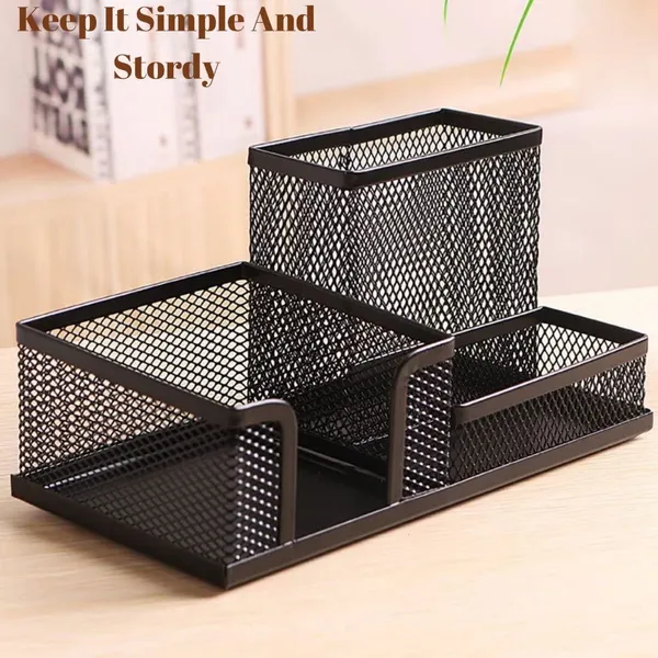 Black_3_Compartments_Metal_Pen_Stand