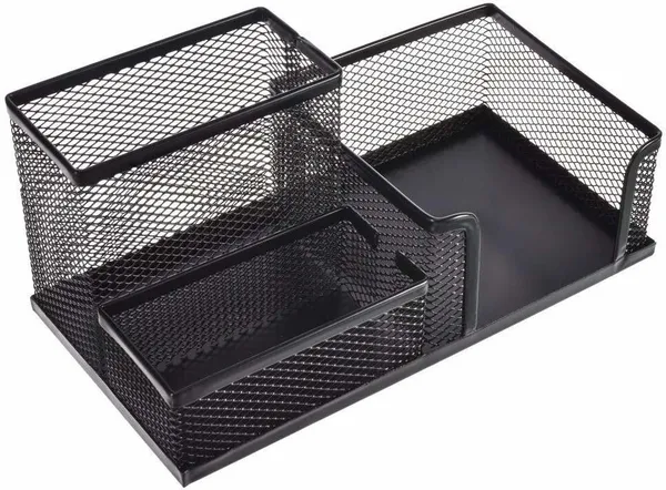 Black_3_Compartments_Metal_Pen_Stand
