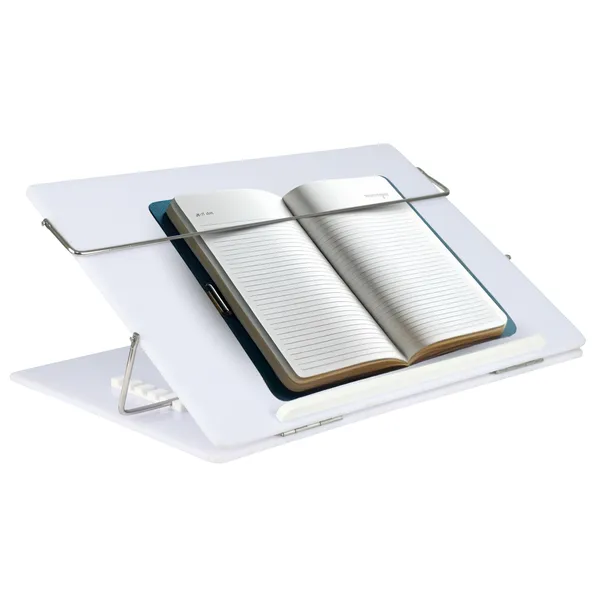 White_1_Compartments_Virgin_Polystyrene_Acrylic_Laptop_Stand,_Table_Top_15X21_Inch