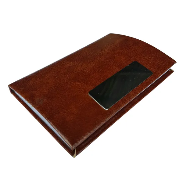 Brown_Stainless_Steel_&_Leather_Card_Holder_|_Wallet_For_Business,_Credit_&_Id_Cards_8_Card_Holder_Set_Of_1