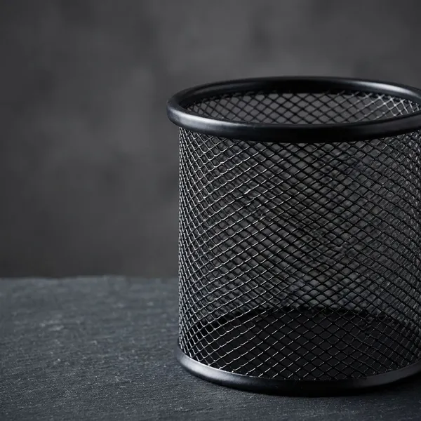 Black_12_Compartments_Metal_Mesh,_Bulk_Pack_Of_12_Pen_Stands_Round_&_Square_Organizers_For_Office,_School_&_Home