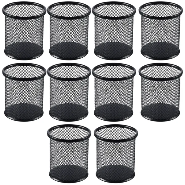 Black_10_Compartments_Metal_Pen_Stand