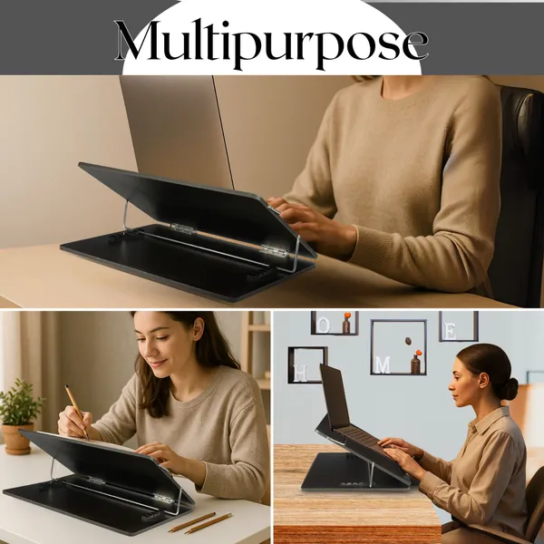 Black_1_Compartments_Wooden_Laptop_Stand,_Table_Top_12X16_Inch