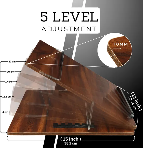 Brown_1_Compartments_Wooden_Laptop_Stand,_Table_Top_15X21_Inch