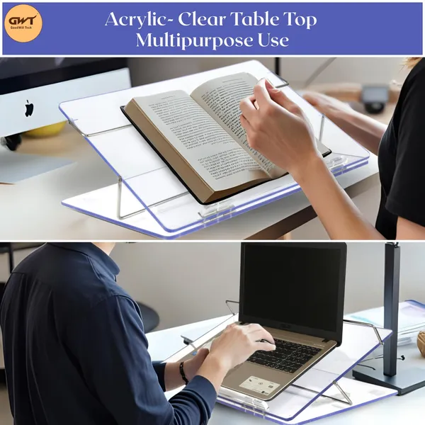 Clear_1_Compartments_Virgin_Polystyrene_Acrylic_Height_Adjustable_Desk_Laptop_Stand_|_Writing_Pad