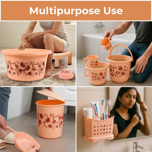 Unbreakable_10_Pcs_Bathroom_Set_Peach_Floral_Print_with_Bucket_Set,_Bath_Tub,_Dustbin,_Mug_Combo,_Soap_Holder,_Dustpan_&_Plastic_Stool