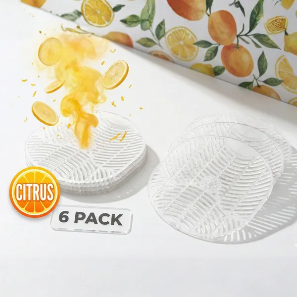 White_Urinal_Freshener_Long_Lasting_Mat_For_Men_Washrooms_Citrus_Wipe_Toilet_Cleaner_6_X_1_Wipes