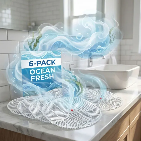White_Modern_Urinal_Screen_Solution_For_Smell_Free_Men_Toilets_Ocean_Wipe_Toilet_Cleaner_6_X_1_Wipes