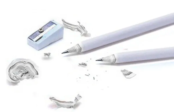 Black_Eco_Friendly_Recycled_White_Paper_Pencils_Pack_Of_100_Pieces_Pencil