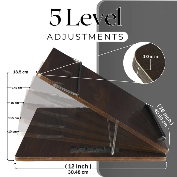 Wooden_Walnut_Dark_Table_Top_12x16_Inch_|_10mm_Thick_Study_&_Reading_Stand_Board