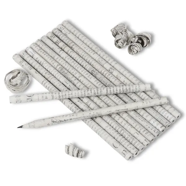 Black_Eco_Friendly_Recycled_Newspaper_Pencils_Pack_Of_100_Pieces_Pencil