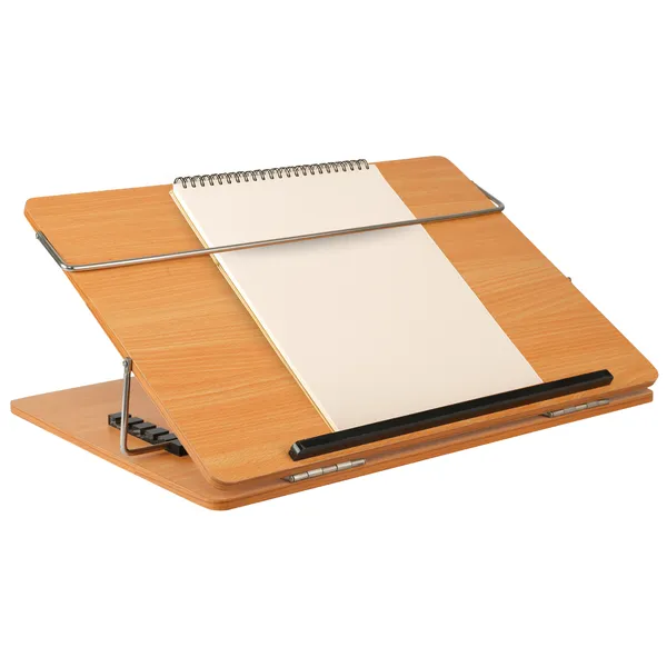 Brown_1_Compartments_Wooden_Premium_Quality_Wooden_Table_Top_For_Handwriting_|_Laptop_Stand_12X16_Inch