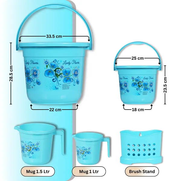 Multicolor_10_Piece_Cyan_Bathroom_Set_Durable,_Lightweight_&_Unbreakable_Plastic_Cyan_16_L_Plastic_Bucket