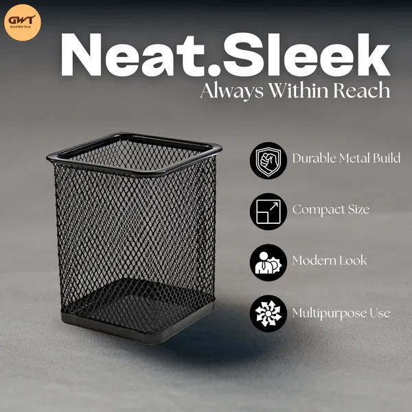 Black_12_Compartments_Metal_Mesh,_Square_Pen_Stand_12_Pack_Sleek_Modern_Design_To_Elevate_Your_Workspace_Decor