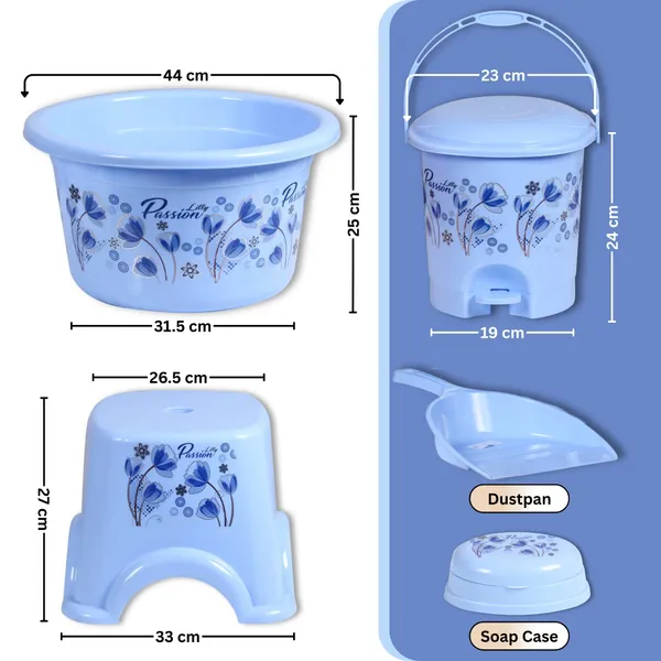 Blue_10_Piece_Blue_Bathroom_Set_Durable,_Stylish,_Lightweight_Plastic_King_16_L_Plastic_Bucket