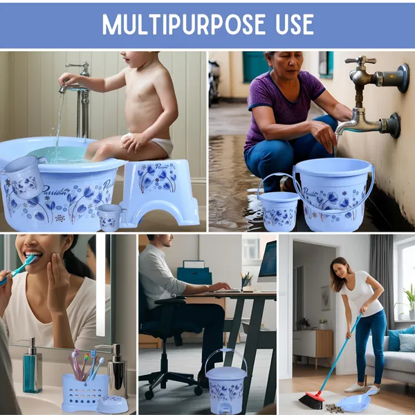 Blue_10_Piece_Blue_Bathroom_Set_Durable,_Stylish,_Lightweight_Plastic_King_16_L_Plastic_Bucket