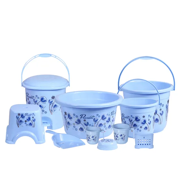 Blue_10_Piece_Blue_Bathroom_Set_Durable,_Stylish,_Lightweight_Plastic_King_16_L_Plastic_Bucket