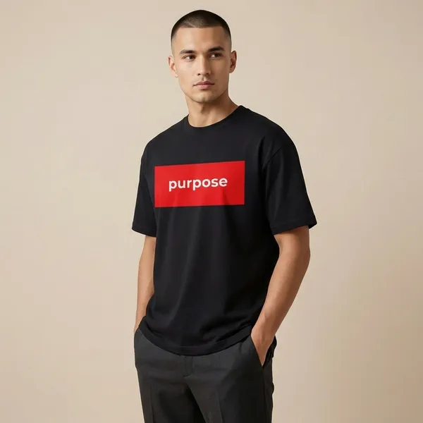 White_And_Black_Cotton_Premium_Oversized_T-Shirt_For_Men