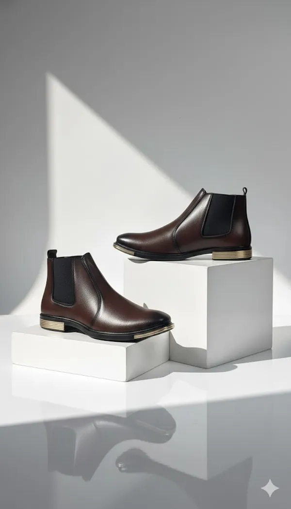 Brown_Synthetic_Chelsea_For_Men