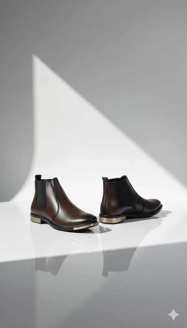 Brown_Synthetic_Chelsea_For_Men