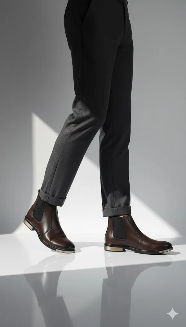 Brown_Synthetic_Chelsea_For_Men