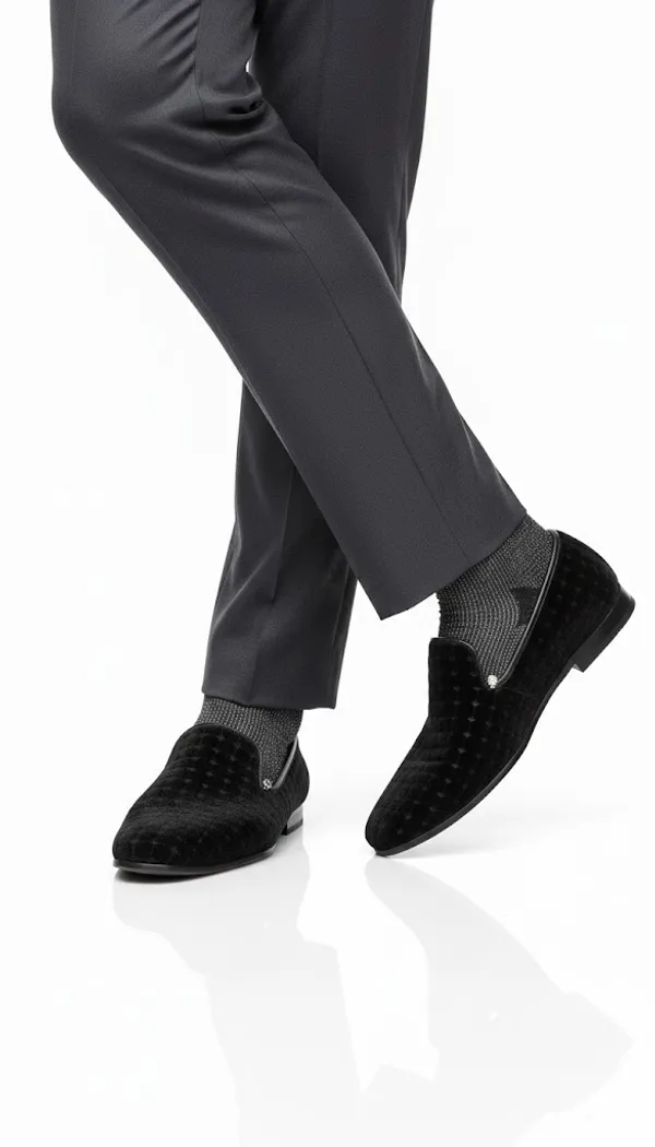 Black_Fabric_Wedding_Loafer_For_Men