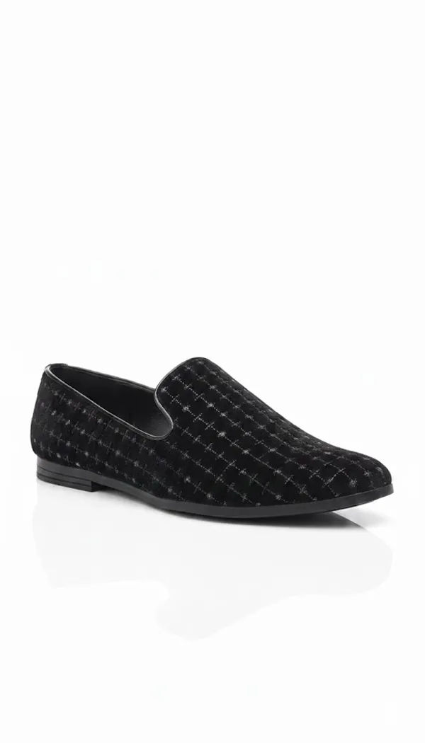 Black_Fabric_Wedding_Loafer_For_Men
