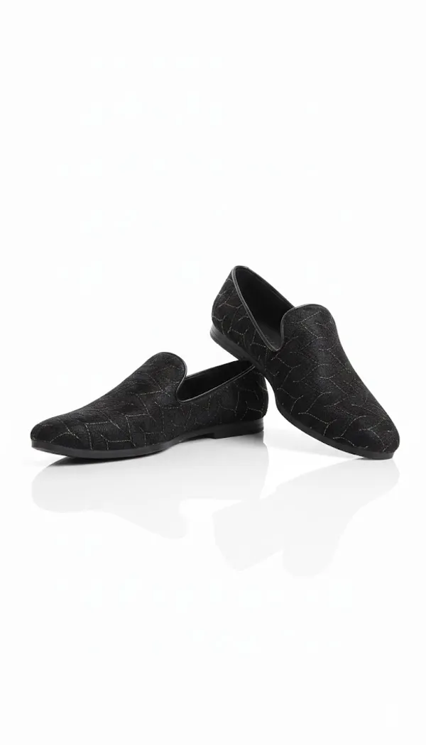 Black_Fabric_Wedding_Loafer_For_Men