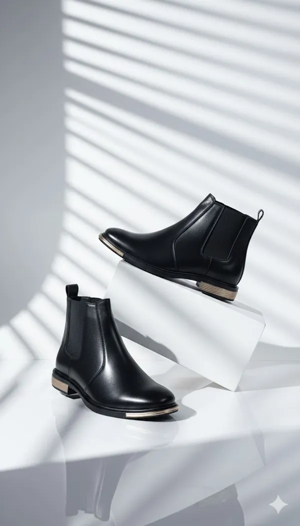 Black_Synthetic_Chelsea_For_Men