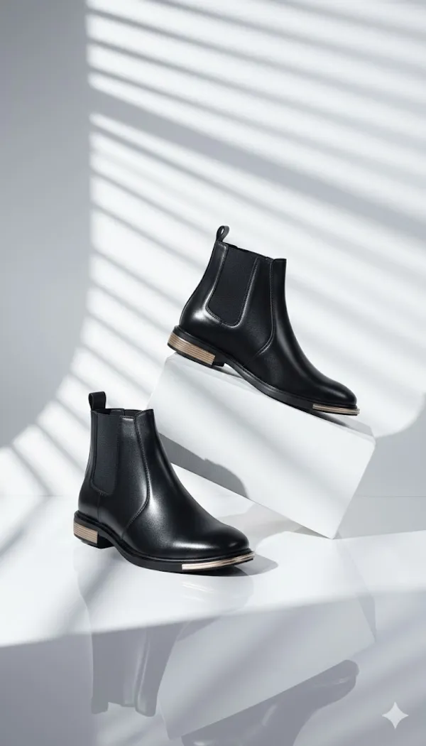 Black_Synthetic_Chelsea_For_Men