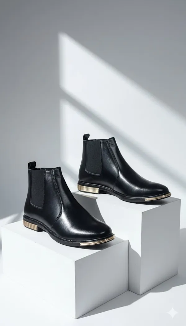 Black_Synthetic_Chelsea_For_Men