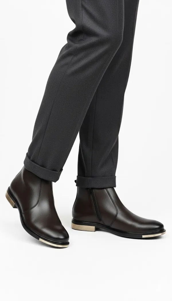 Brown_Synthetic_Chelsea_For_Men