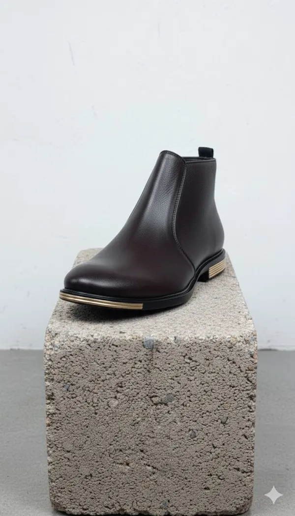 Brown_Synthetic_Chelsea_For_Men