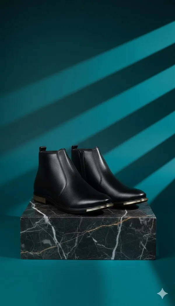 Black_Synthetic_Chelsea_For_Men