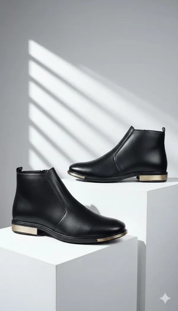 Black_Synthetic_Chelsea_For_Men