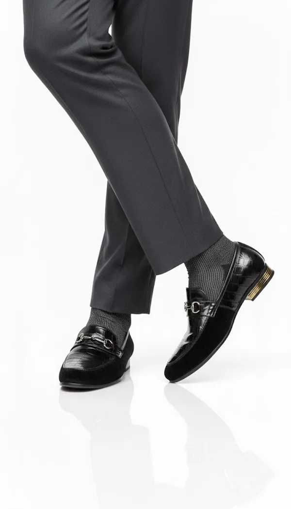 Black_Patent_Synthetic_Loafer_For_Men