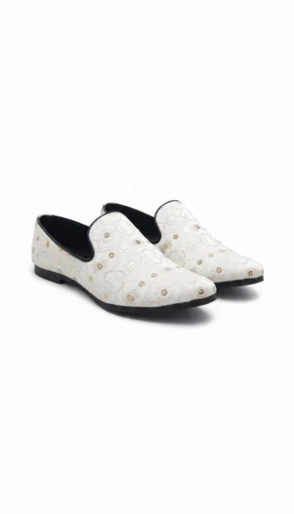 White_Fabric_Wedding_Loafer_For_Men