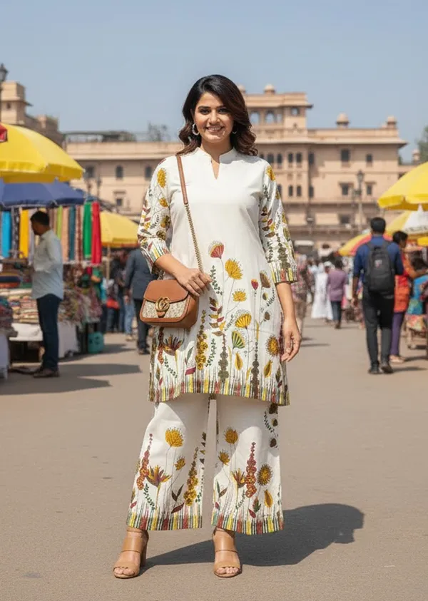Black_Cotton_Khadi_Summer_Coord_Set_For_Stylish_And_Comfortable_Daily_Wear_For_Women
