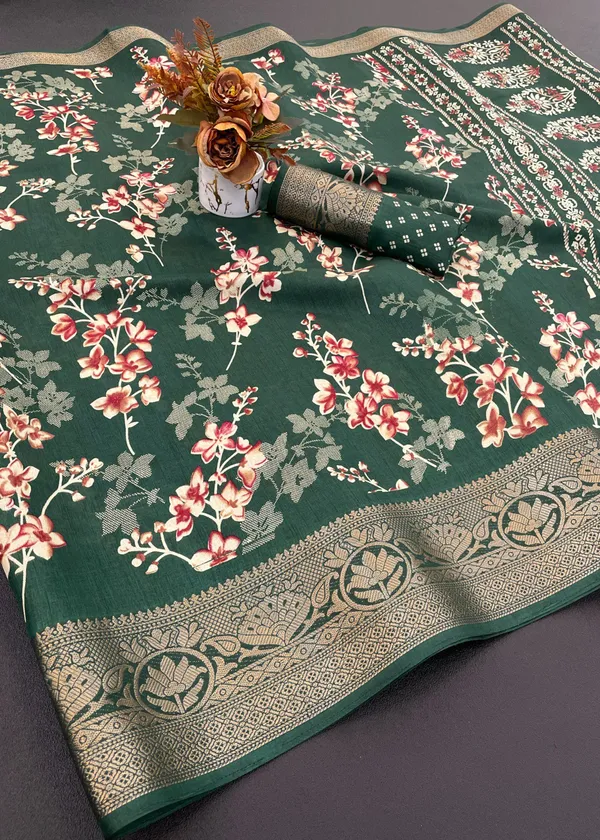 Mehndi_Designer_Freehand_Dola_Silk_Saree_For_Women