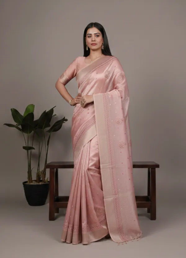 Pink_Lightweight_Party_Wear_Poly_Shimmer_Thread_Embroidery_Saree_For_Women