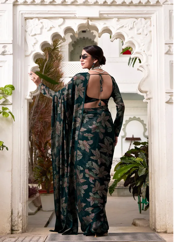 Black_Floral_Lurex_Brasso_Lightweight_Viscose_Brasso_Work_Designer_Saree_For_Women