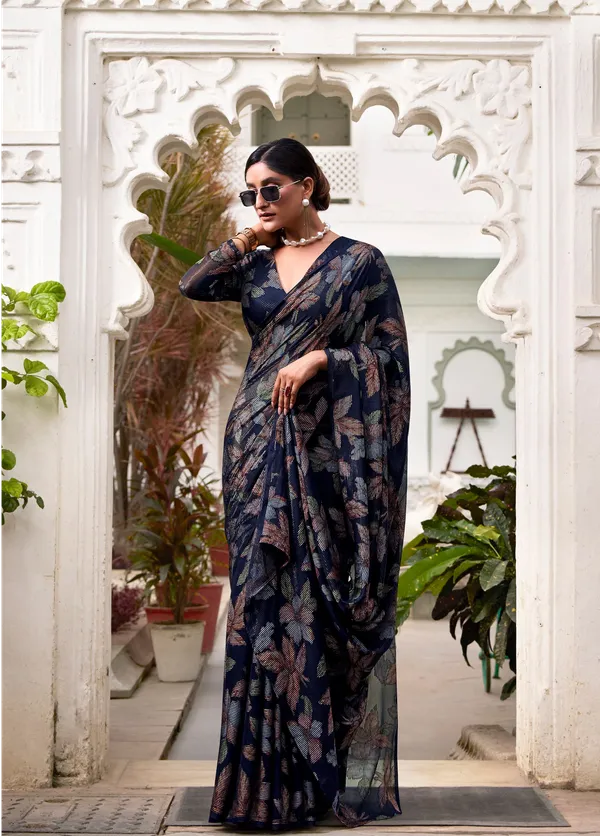 Dark_Green_Floral_Lurex_Brasso_Lightweight_Designer_Viscose_Brasso_Work_Saree_For_Women