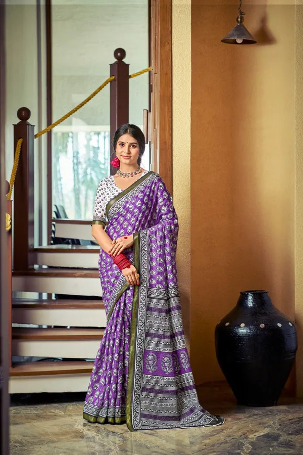 Lavender_Banjaran_Soft_Elegant_And_Timeless_Silk_Pure_Cotton_Saree_For_Women