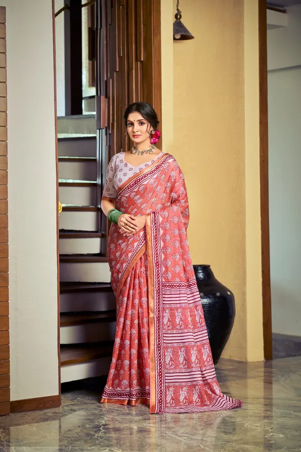 Multicolor_Handloom_Saree_By_Banzaran_Soft_Silk_Cotton_For_Women
